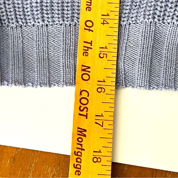 Double Zero women’s cropped cable-knit sweater vest lavender size M - Picture 5 of 7